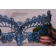 thumbnail image 3 of Maojin Halloween Decoration Masquerade Lace Mask Halloween Cutout Prom Party Mask Accessories, 3 of 3