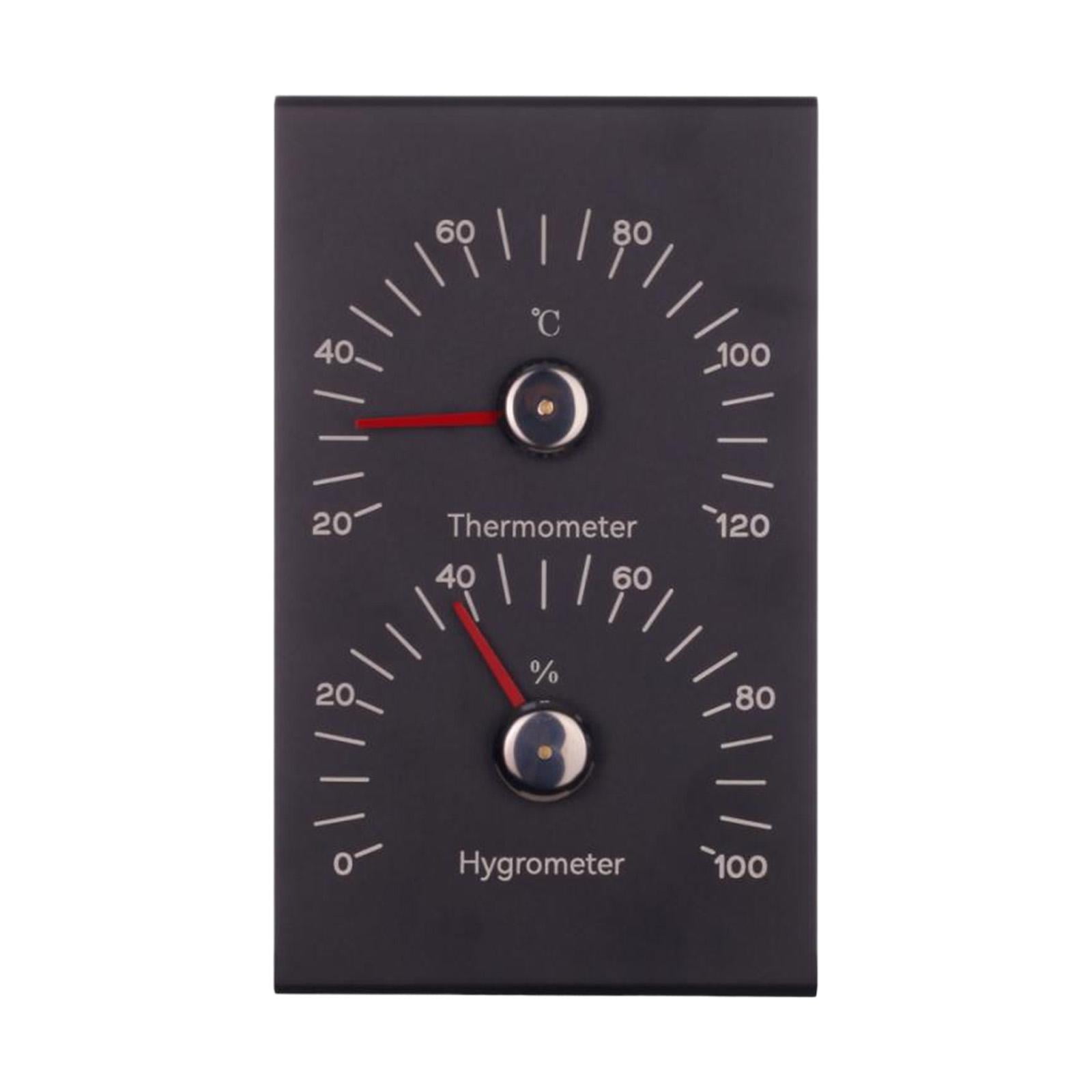 YWMJZEU Sauna Hygrometer 2 in 1 Simple to Use Monitor Gauge Multifunction Humidity Gauge