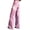 501_Pink, variant on Pants for Women High Waisted Flower Patterned Wide Leg Pants Lightweight And Loose Casual Colorful Pants Pink S Trousers