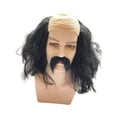 thumbnail image 4 of Accesorio de vestuario de peluca caldera y barba para el juego de rol de fiesta de Halloween Negro, 4 of 8