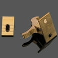 thumbnail image 2 of Retro Cabinet Brass Bird Buckle Anti-Theft Automatic Door Buckle Door Window Compact Brass Spring Latch Lock Home Hardware, 2 of 11