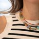 thumbnail image 3 of 2026 Sweetheart Design Multi Colour Love Heart clavicle Chain Baroque Choker Necklace, 3 of 4