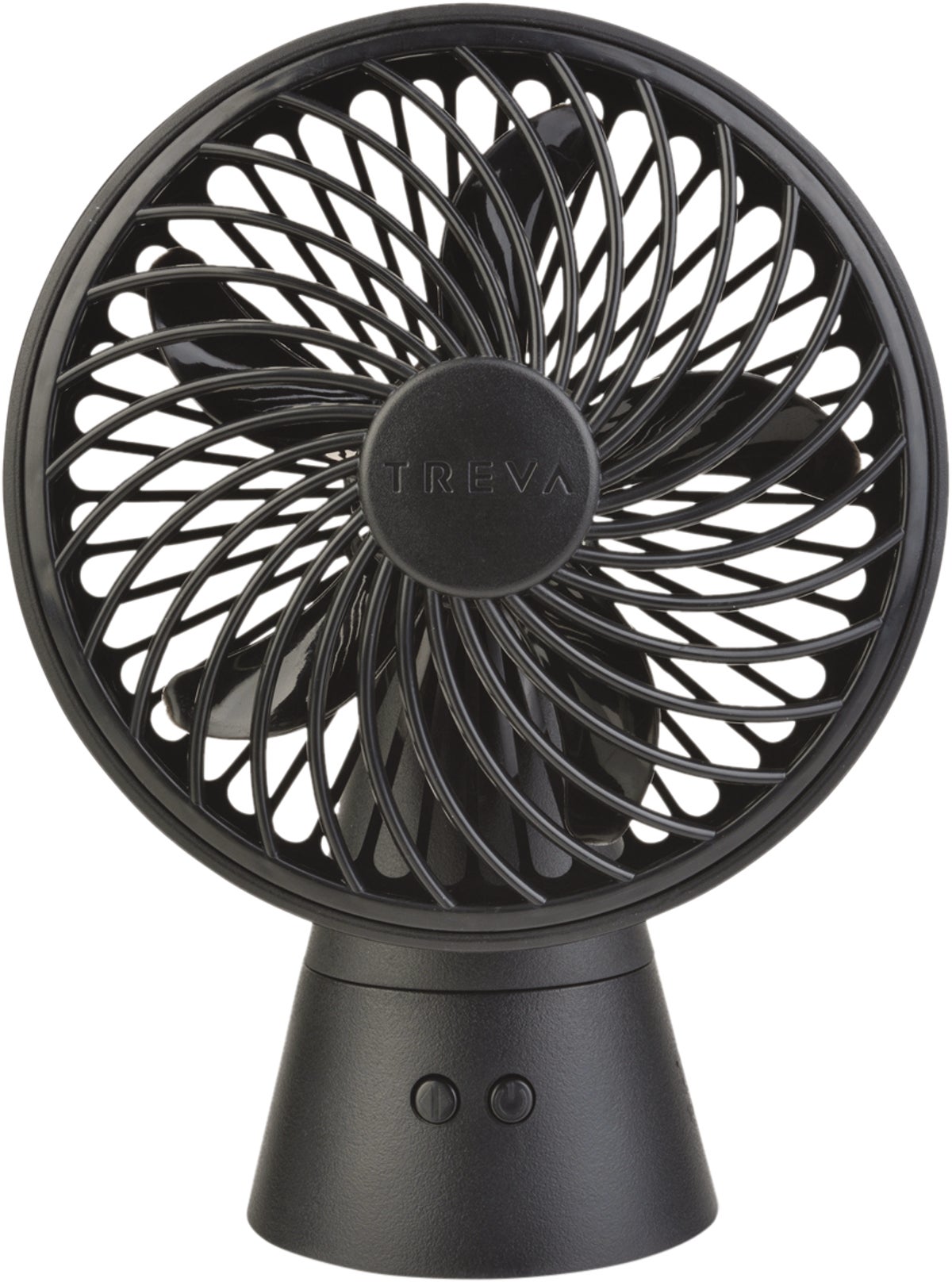 O2COOL Treva 5 In. Rechargeable Table Fan 5 In., Black