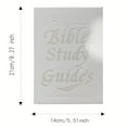 thumbnail image 3 of 66 Page Scripture Journal Planner for Christians, Guided Note Taking, Personal Reflection, Group Study Guide (White), 3 of 6