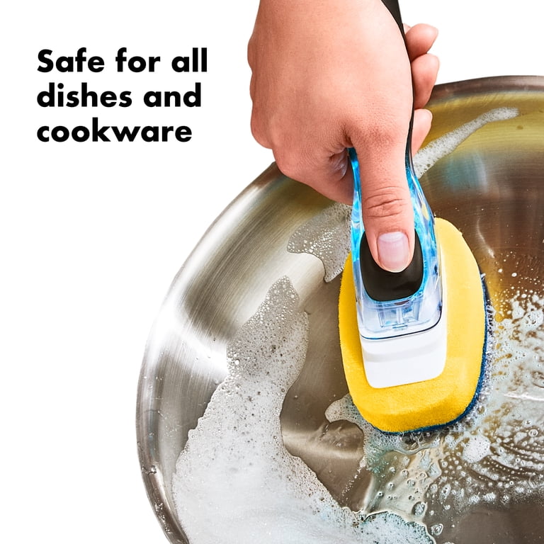 Soap Dispensing Dish Scrub Refill Heads, 2-Pack photo 5