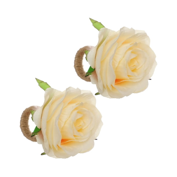 UPGRATOR 2Ud Decorativo Servilletas En Forma De Flor Para Cena Y Eventos