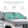 thumbnail image 3 of Kdxio Alapaca in Boho Print Windshield Sun Shade, Foldable Sun Blocker for Car,Truck,SUV Automotive Interior Sun Protection,Reflective Shade for Front Windshield(Medium), 3 of 7