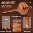 thumbnail image 4 of Savina - Rueda giratoria de madera dura para principiantes y avanzados, para hilar a mano, girar en hilo, ideal para proyectos de fabricación de hilo y costura, 4 of 5