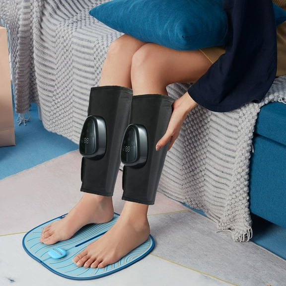 LHNFT Leg Massager for Circulation and Pain Relief, Calf Air Compression Massager with Heat, Leg Massager with 3 Modes, Easy to Use, Muscle Relaxation, Gifts for Women, Men