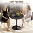 thumbnail image 4 of HOMCOM Round Dining Table with Steel Base, Non-slip Pad for Living Room, 4 of 10