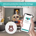 thumbnail image 3 of ATTOEATTOE Creative Cartoon Hanging Silicone Protective Case, Protective Cover, Anti-Lost Keychain Holder, Portable Protective Case Protective Sleeves Compatible with AirTagST-001, 3 of 3