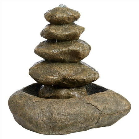 Trail Marker Stacked Rocks Cascading Fountain