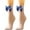 Blue, variant on Socks for Women Women Mesh Breathability Big Bow Net Socks Short Fishnet Thin Socks Stockings