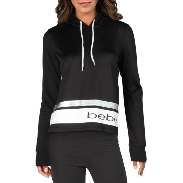 Bebe Bebe Sport Womens Get Fit Fitness Activewear Hoodie Walmart Com Walmart Com