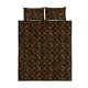 thumbnail image 5 of Juego de cama acolchado con estampado de uvas doradas, 5 of 5