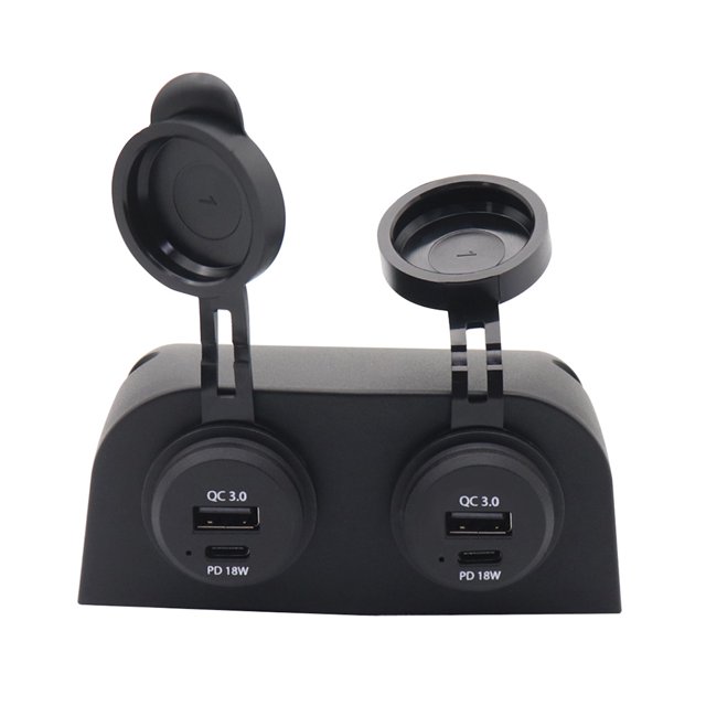 Cargador de coche para barco marino motocicleta camión cargador adaptador de fuente de alimentación Tmvgtek Accesorios para autos y motos