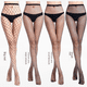 thumbnail image 2 of Calcetines de rejilla Jk calcetines de malla de seda negra pantalones huecos Europa y Estados Unidos sexy caliente delgado largo, 2 of 6
