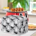 thumbnail image 3 of Yuyamidu Ghost Bow 2 Slice Toaster Cover Stain Resistant Bread Maker Dust Cover Wide Slot Kitchen Small Appliance Protective Cover Anti Smudge Halloween Kitchen Decor, 3 of 7