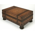 thumbnail image 5 of Butler Specialty Company, Vasco Old World Map Trunk Table, Light Brown, 5 of 7