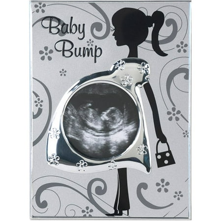 Better Homes and Gardens Baby Bump Picture Frame, Silver