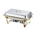 thumbnail image 3 of Rongfmy Chafing Dish Buffet Chafer Set Rectangular Chafers for Banquet Party Wedding single grid, 3 of 9