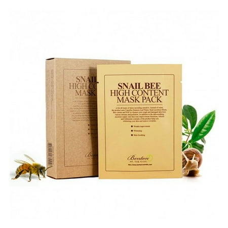 Benton Snail Bee High Content Mask Pack, Pack of