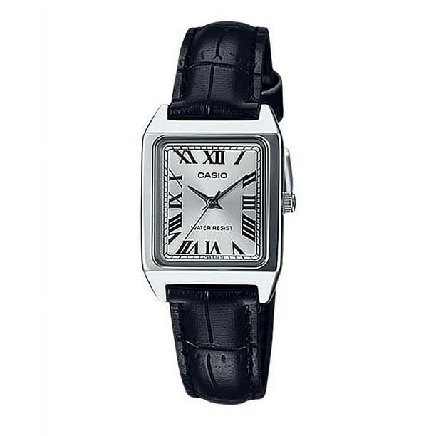 Casio Standard Analog Leather Strap Silver Dial Quartz LTP-V007L-7B1 Women's Watch