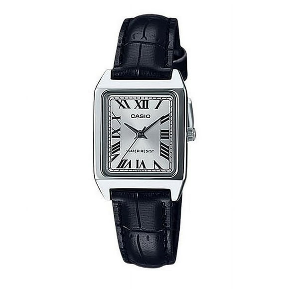 Casio Standard Analog Leather Strap Silver Dial Quartz LTP-V007L-7B1 Women's Watch