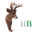 thumbnail image 4 of Crochet à Chapeau en Forme d'Animal, Crochet Mural Simple Cerf Sika Style Rétro Détails Réalistes Multi-Usages pour Entrée, 4 of 8