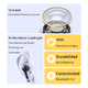thumbnail image 3 of Realme Buds T200 Lite Earbuds Auriculares Inalámbricos 4 Micrófonos 48H Batería Bluetooth 5.4 Gris, 3 of 8