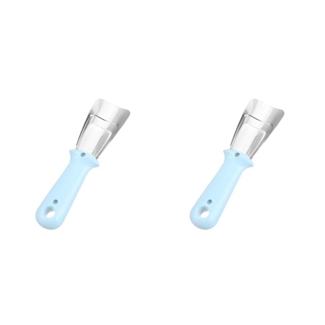 Injueey Pala de descongelación Congelador de acero inoxidable Rascador de hielo Cocina multifunción Gadget de limpieza Portátil Útil Type2 NO2