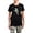 With Gray Camo Pant, variant on CafePress - Sock Monkey Ice Hockey Women's Dark Pajamas - Women's Short Sleeve Print T-Shirt and Pants Dark Cotton Pajama Set