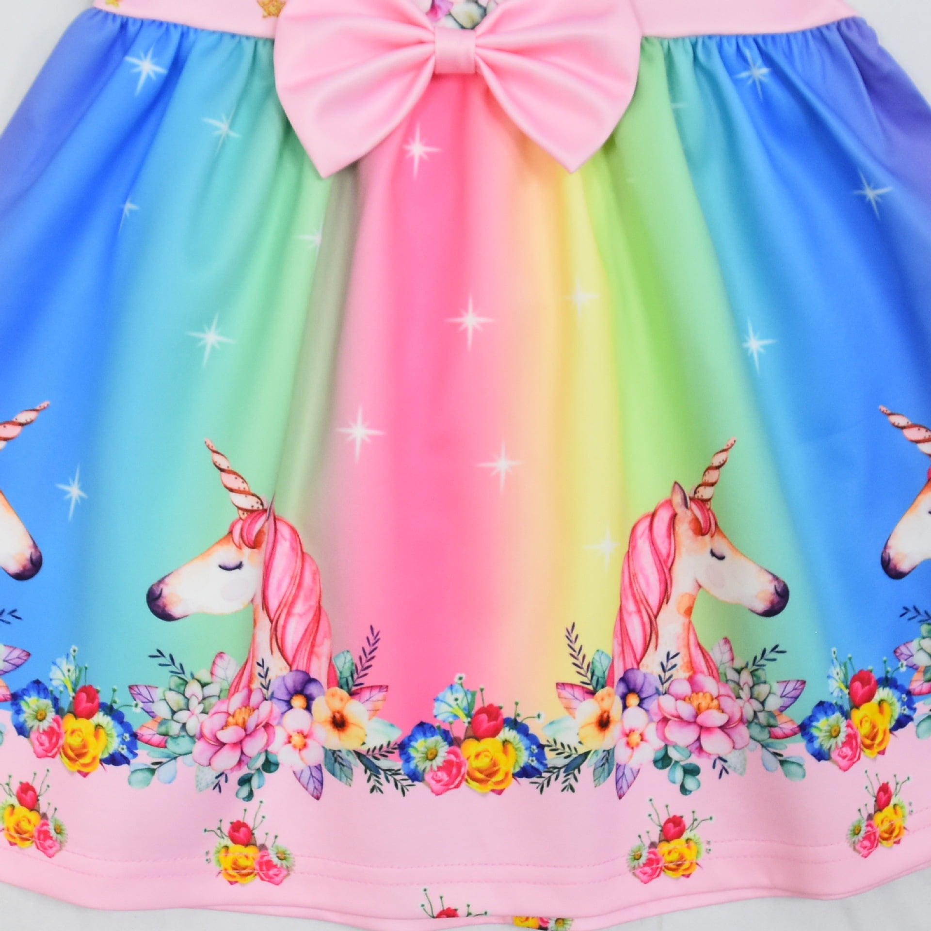 Unicorn Dress 03 Set# Unicorn Dress For Girls Christmas Party