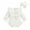 White, variant on Musuos Baby Girls Cute Ruffle Romper 3M 6M 9M 12M Long Sleeve Crew Neck Button Up Bodysuit with Headband for Fall Infant Clothes