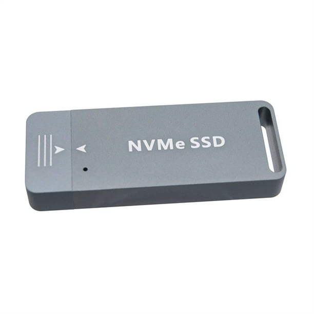 Carcasa para SSD NVME/ M.2 2230, USB 3.2 Tipo C, 10 Gbps, Doble Protocolo, para Disco Duro Externo