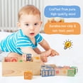 thumbnail image 4 of Bloques de construcción de madera Joqutoys ABC para niños pequeños, 40 unidades con bandeja, 4 of 9