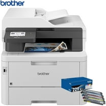 Brother MFCL3780CDW Digital Color All-in-One Laser Printer Bundle with Brother Standard-Yield Toner, 4 Pack (C/M/Y/BK)