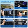 thumbnail image 2 of Haudio Stéréo de Voiture Double Din avec Écran Tactile HD de 7 Pouces, Jeu de Voiture Sans Fil et Android Auto, Navigation GPS Bluetooth, Radio FM/AM avec Caméra de Recul, 2 of 7