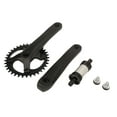 thumbnail image 2 of Juego De Bielas Para Bicicleta De Montaña, Juego De Bielas Cónico Cuadrado BCD De 104 Mm Juego De Bielas Para Bicicleta Con Cadena Positiva Negativa De aleación De Aluminio 36T, 2 of 7