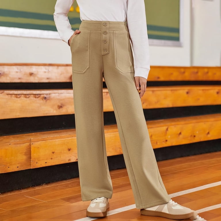 School Uniform Old Navy Girls Uniform Pants Old Navy Kids' School Uniform  Bootcut Pants Blue Size