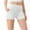 White, variant on Ahdbta High Waisted Biker Shorts for Women with Pocket Tummy Control Fitness Athletic Workout Running Yoga Gym Shorts