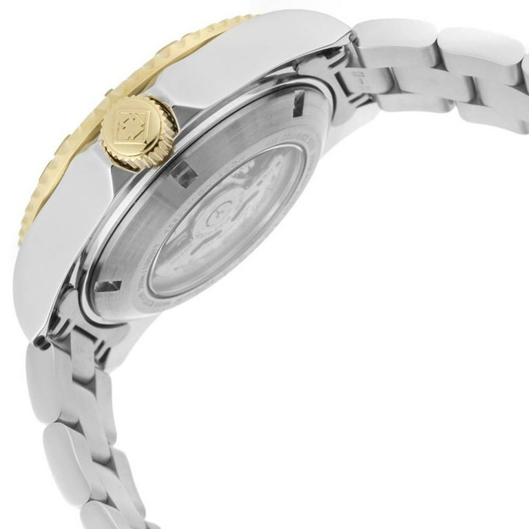 Invicta 12836 Men's Pro Diver Gold Tone Bezel White Dial Automatic