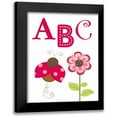 thumbnail image 1 of Robinson, Tamara 12x14 Black Modern Framed Museum Art Print Titled - Ladybug ABC, 1 of 5