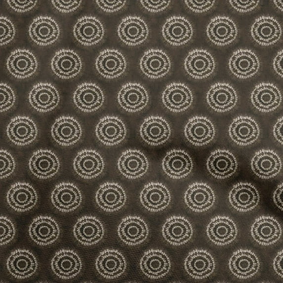 oneOone Cotton Flex Brown Fabric Asian Tie & Dye Craft Projects Decor Fabric Printed By The Yard 40 Inch Wide