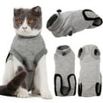 thumbnail image 2 of Machine Washable Surgical Suit for Abdominal Wound Care Stops Licking Ensures Comfort and Easy Movement, 2 of 9