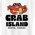 thumbnail image 3 of Instant Message - Crab Island - Women's Short Sleeve Graphic T-Shirt, 3 of 6