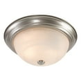 thumbnail image 1 of Yosemite Home Decor 2 Lights Flush Mount in Satin Nickel, 1 of 2