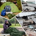 thumbnail image 6 of 2 count XL  Sleeping Bag 94.5" x 49.2"   Sleeping Bag with Whistle Carabiner Portable Thermal Bivy Sack  Blankets for Camping Hiking Outdoor, 6 of 6