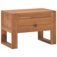thumbnail image 1 of vidaXL Table de Chevet 50x30x35 cm Bois de Teck Massif, 1 of 4