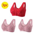 thumbnail image 2 of Bras for Women Plus Size bras for women no underwire Comfortable Lace Breathable Bra Underwear No Rims, 2 of 5